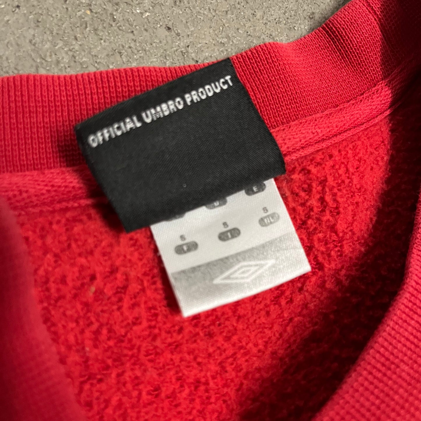 Vintage Red Umbro Sweater - S