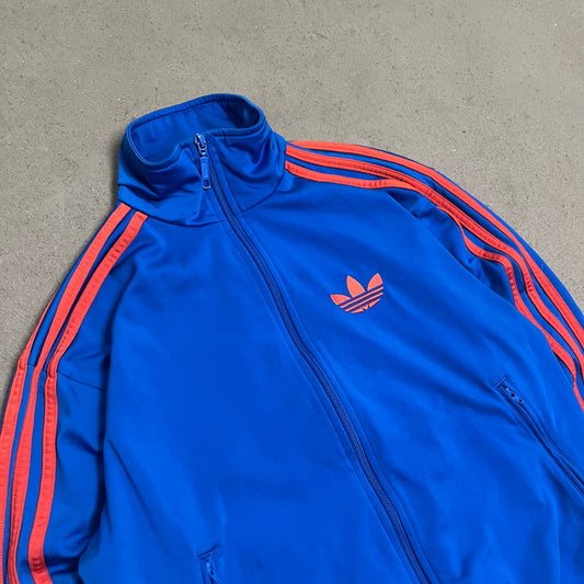 2010 Blue Orange Adidas Firebird Track Jacket - S