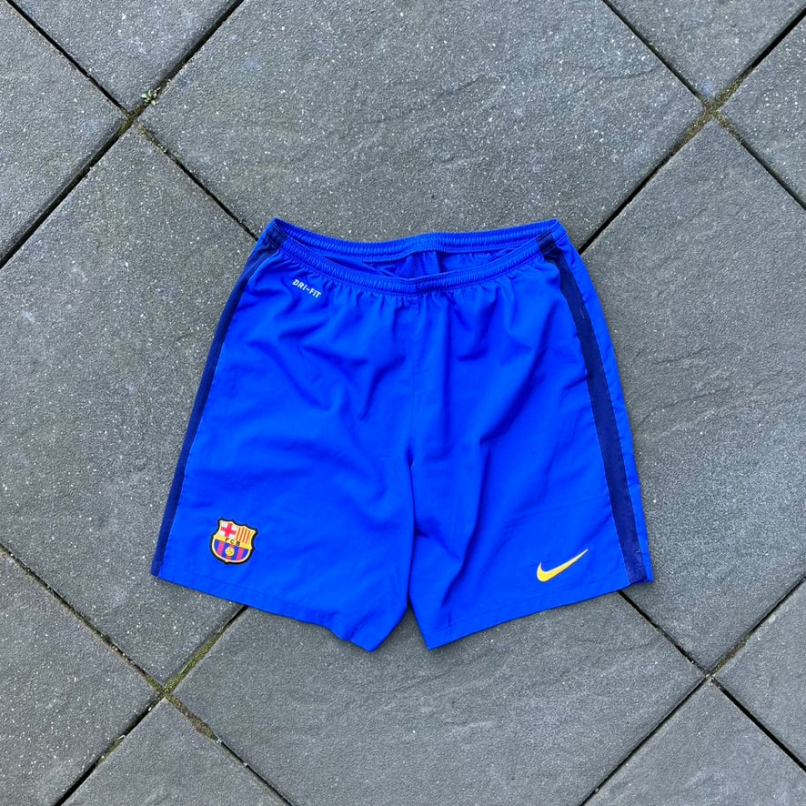 Vintage Blue Nike FC Barcelona Shorts - L