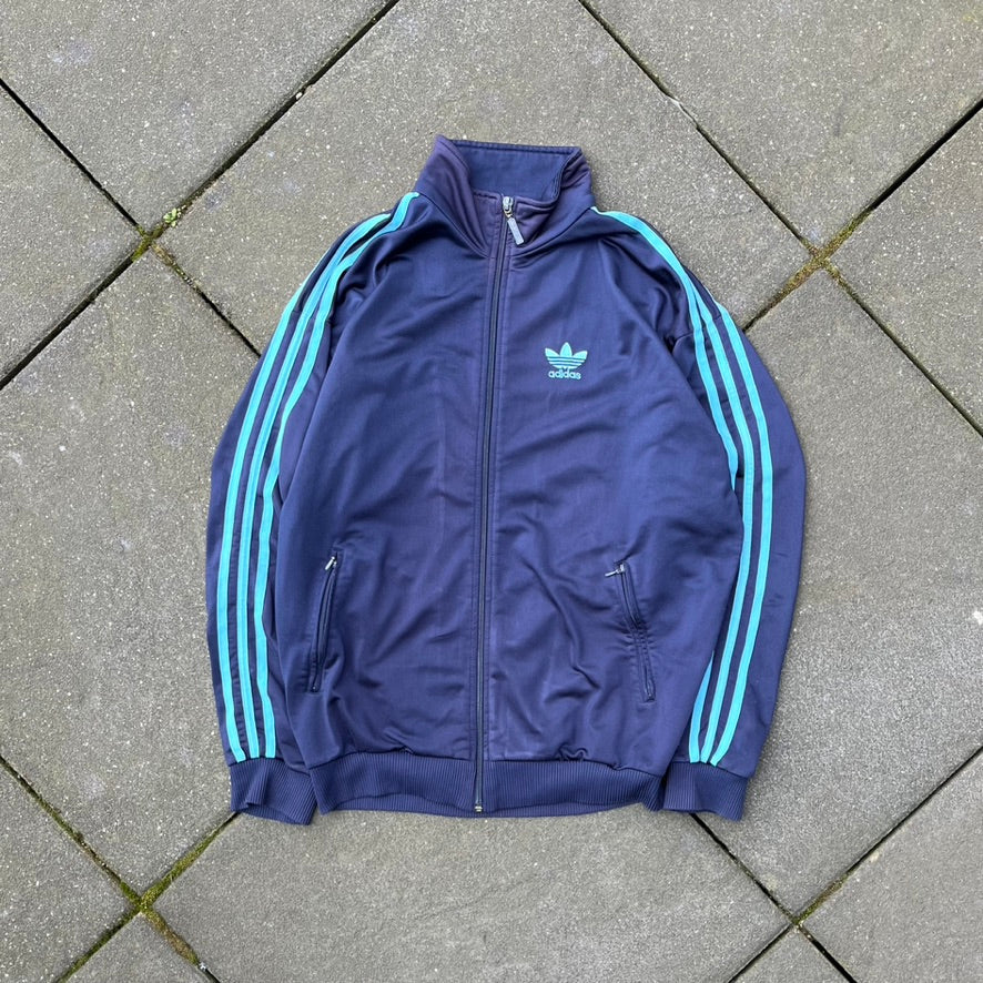 Vintage Blue Adidas Track Jacket - M