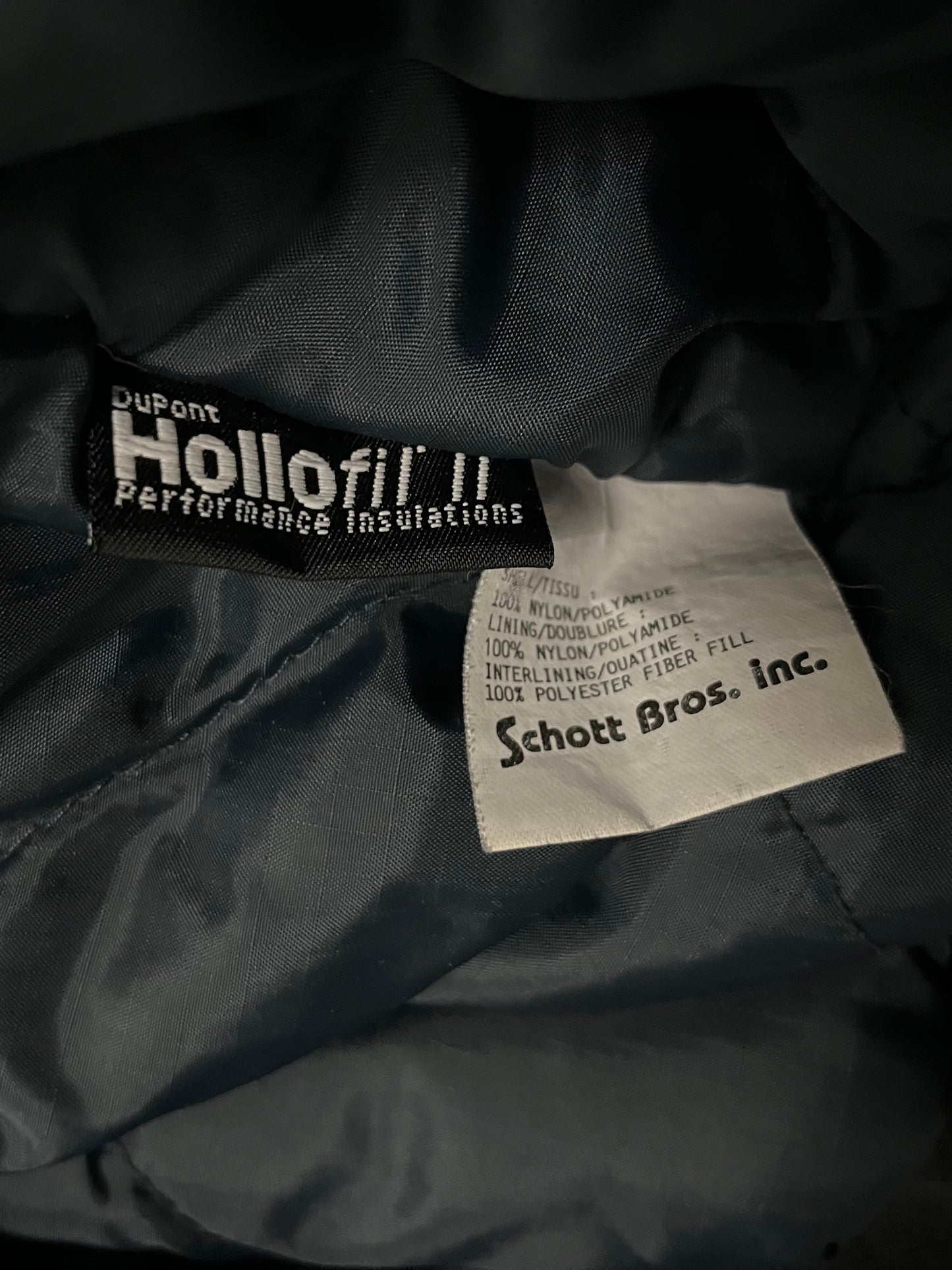 Vintage Blue Schott Flight Jacket - XL