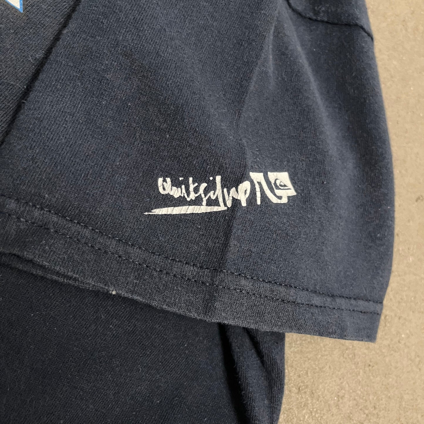 Vintage Y2K Blue Quicksilver Tee - M