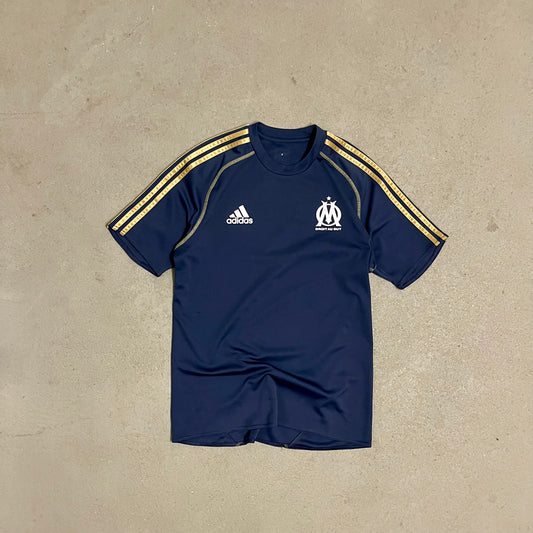 Blue Adidas Olympique Marseille Tee - L