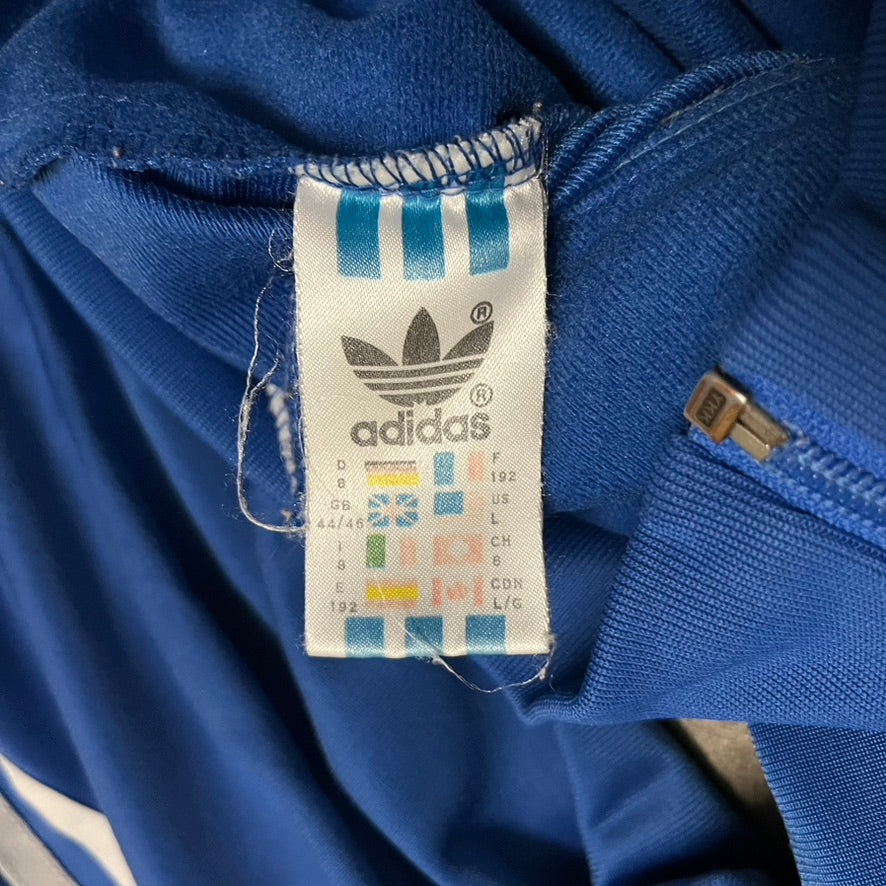 Vintage 90s Blue Adidas Track Jacket - L