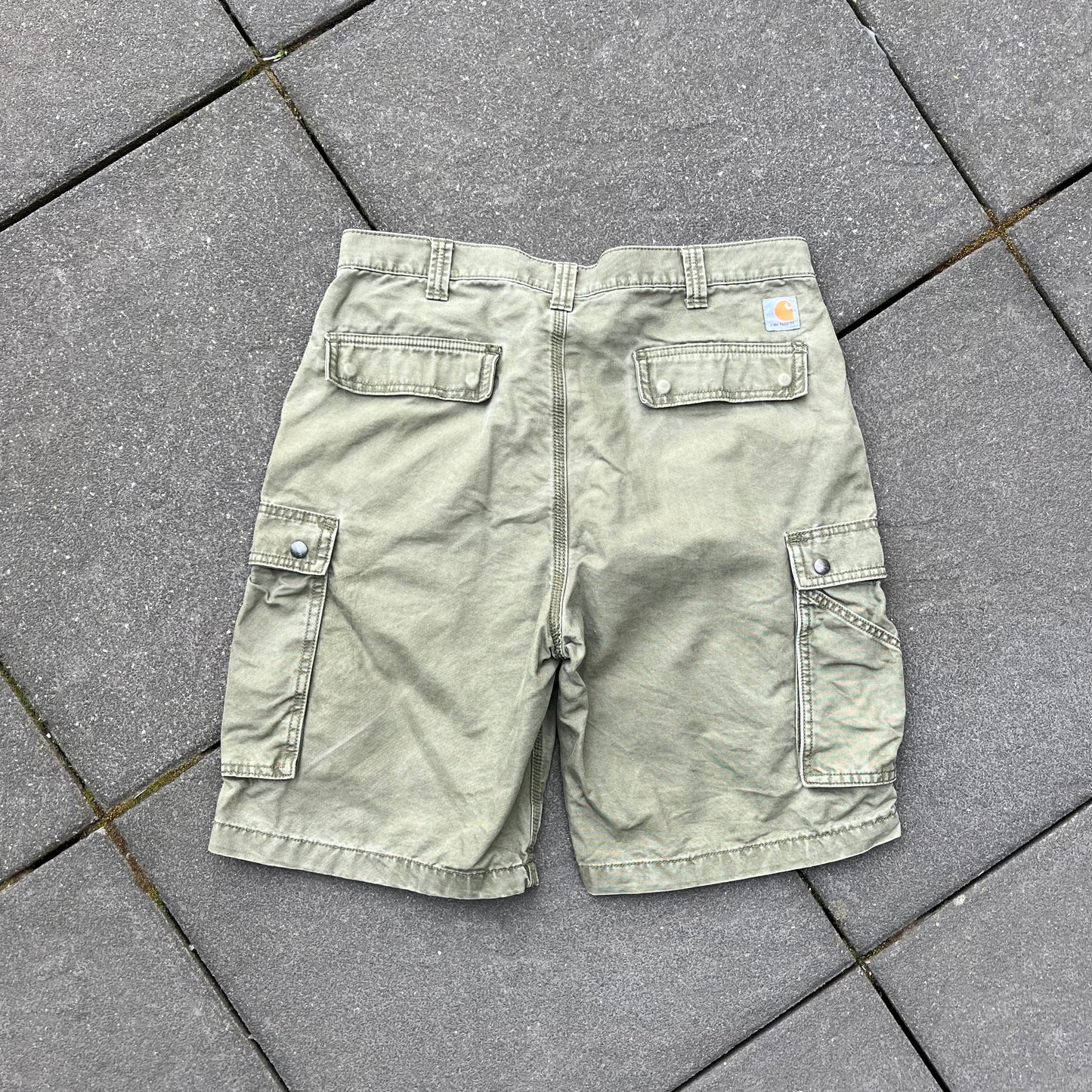 Green Carhartt Cargo Shorts- 38