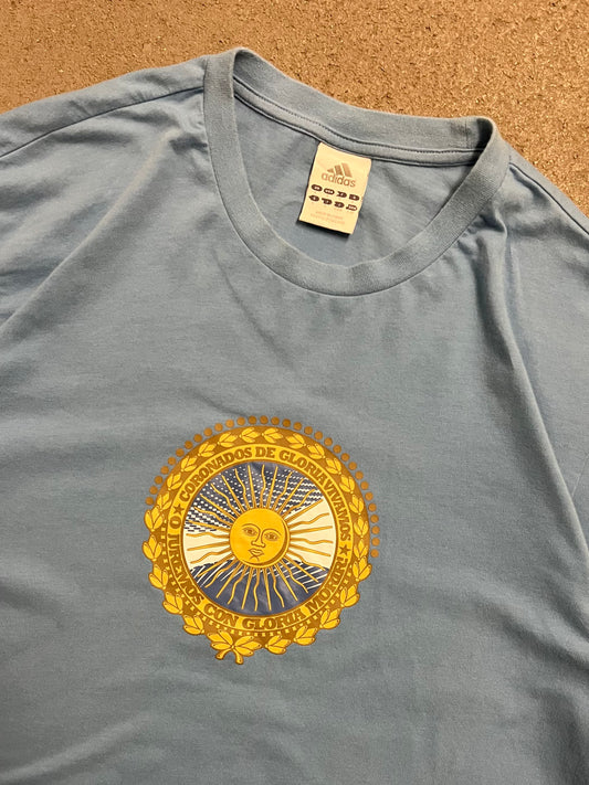 2010 Blue Adidas Argentinia Tee - M