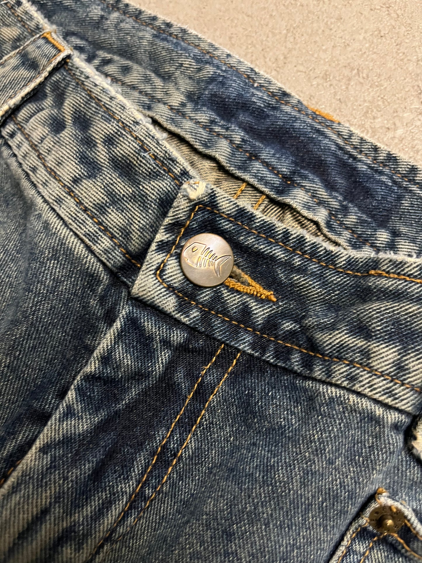 Vintage Y2K Fishbone Bootcut Jeans - M (W)