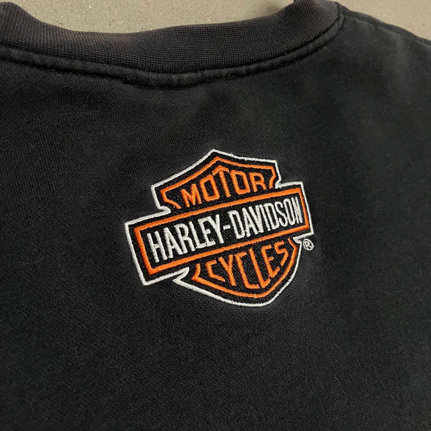 Vintage Black Harley Davidson Sweater - XL