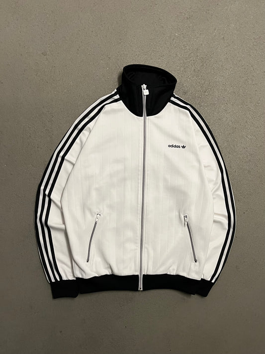 2009 White Black Adidas Beckenbauer Track Jacket - M
