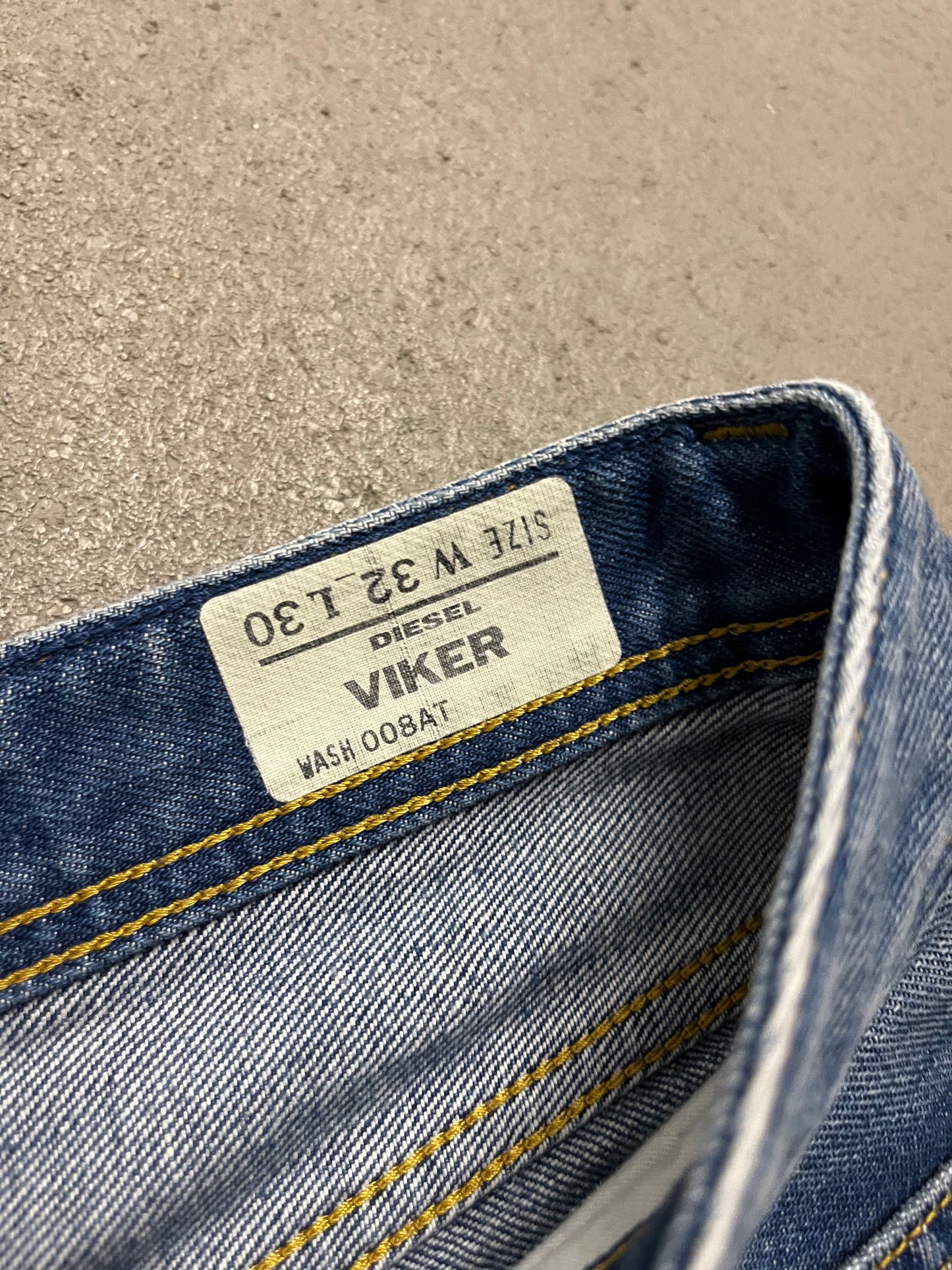 Vintage Y2K Blue Diesel Bootcut Jeans - 32/30 (W)