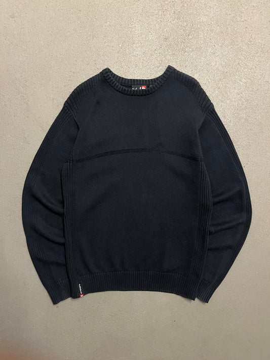 Vintage Y2K Black Quicksilver Knit Sweater - M
