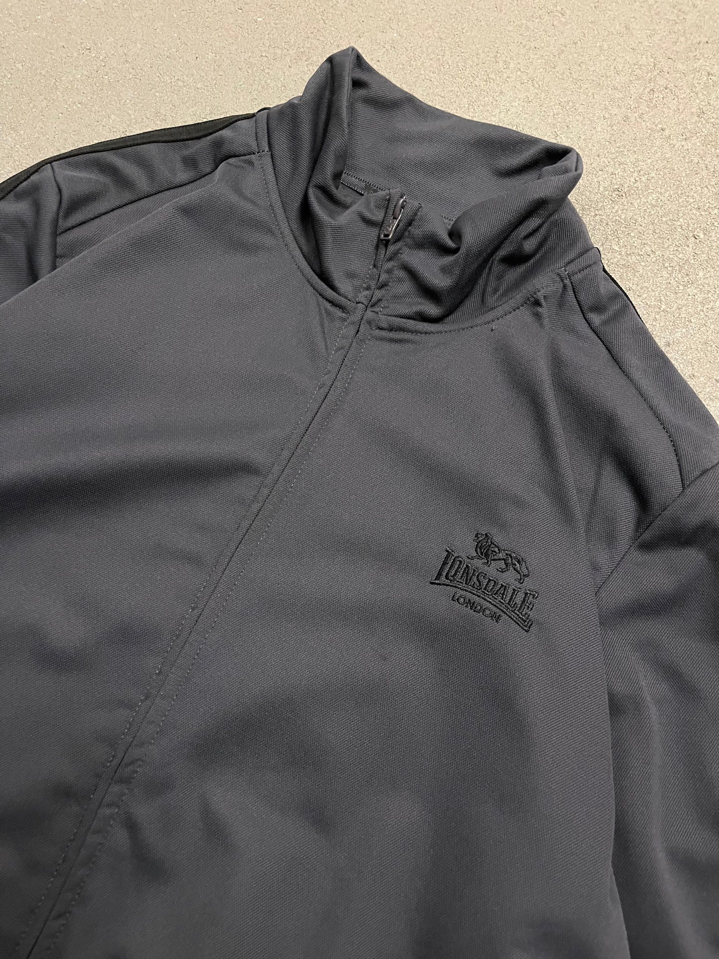 Grey Lonsdale Track Jacket - M