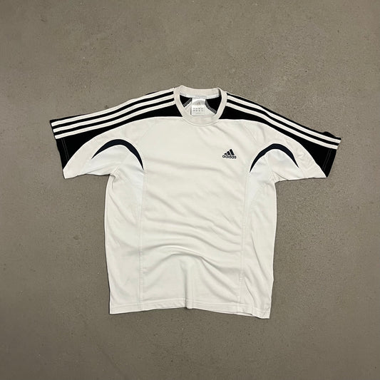 2007 White Black Adidas Tee - M