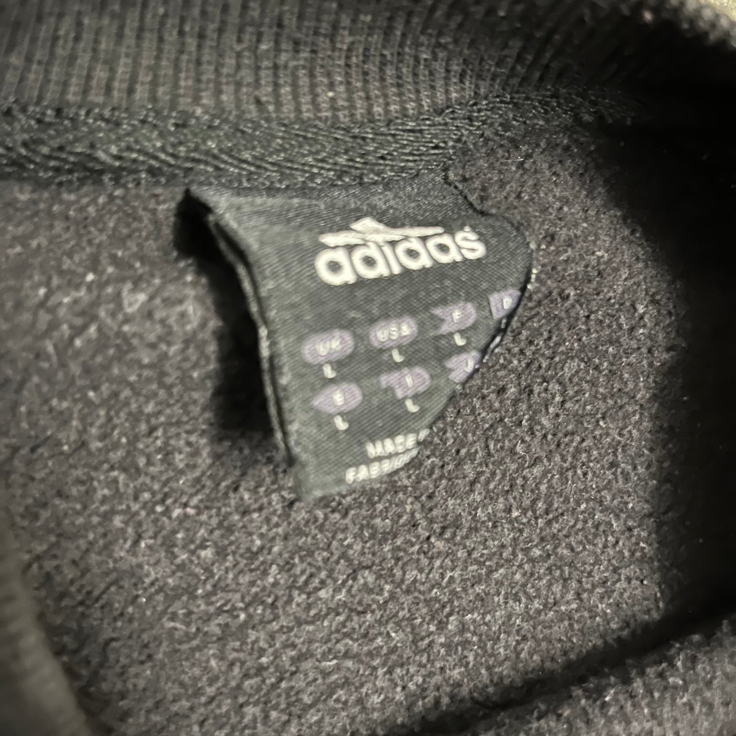 2007 Black Adidas Sweater - L
