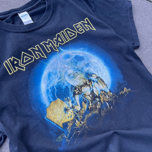 Vintage Black Iron Maiden Tee - L