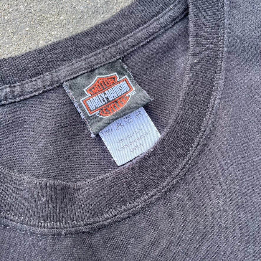 Vintage 2006 Black Harley Davidson Tee - L