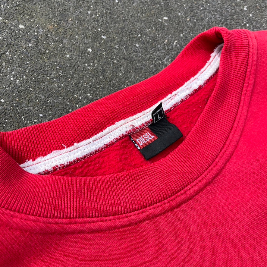 Vintage Red Diesel Sweater - L