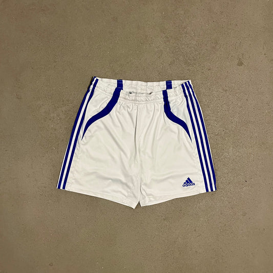 2008 White Blue Adidas Shorts - XL