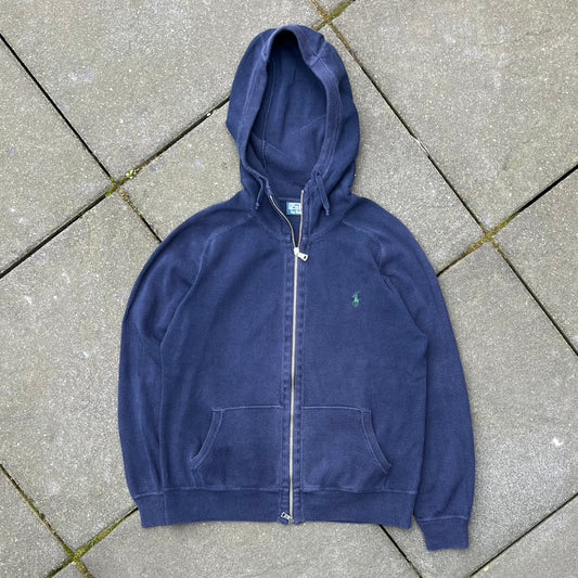 Blue Ralph Lauren Zip Hoodie - M