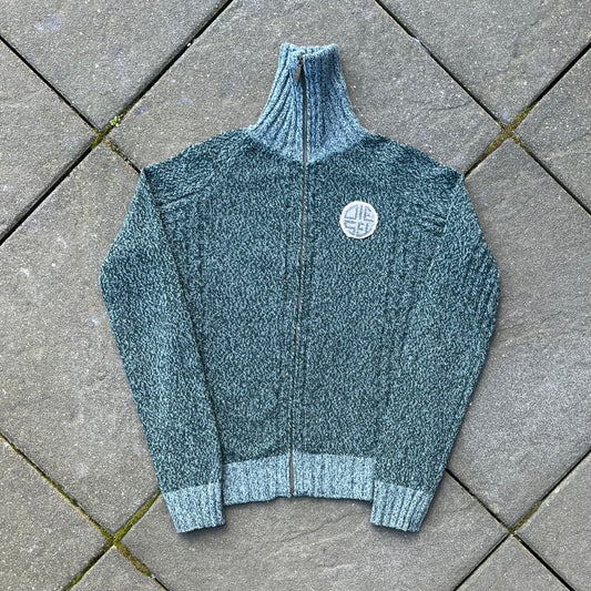 Vintage Green Diesel Knit Zip Up - M (W)