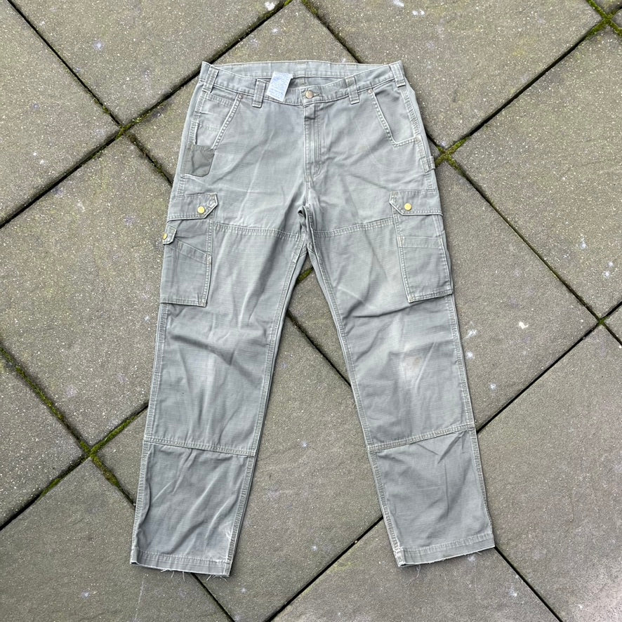 Vintage Green Faded Carhartt Pants  - 36x34