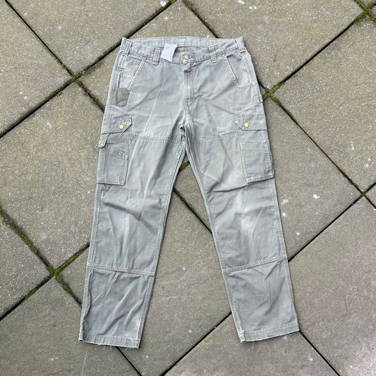 Vintage Green Faded Carhartt Pants  - 36x34