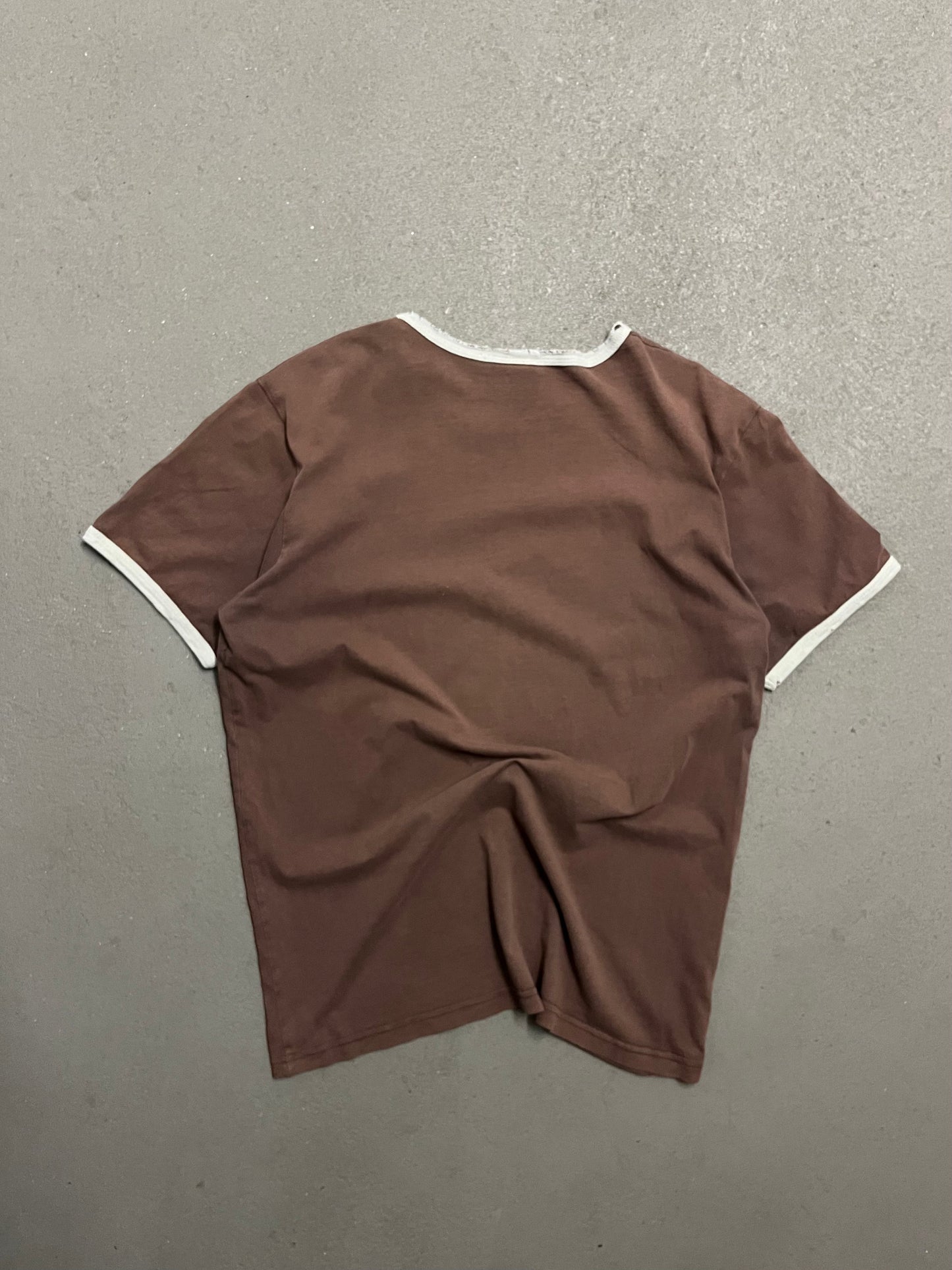 Vintage 90s Brown Distressed O'Neill Ringer Tee - L