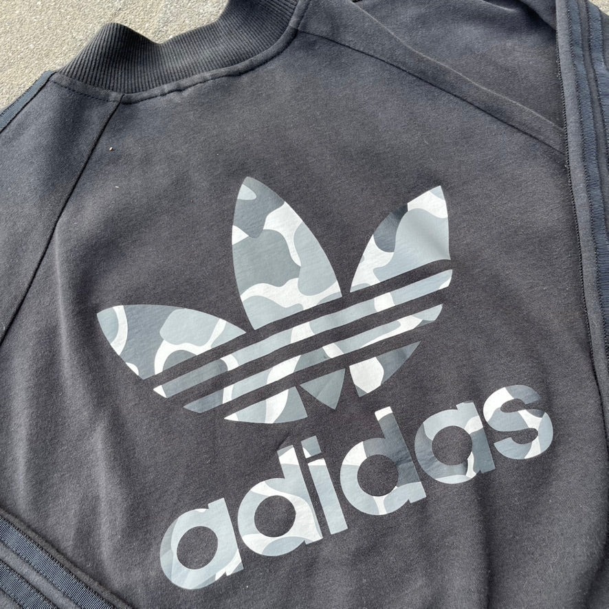 2018 Black Camo Adidas Track Jacket - L