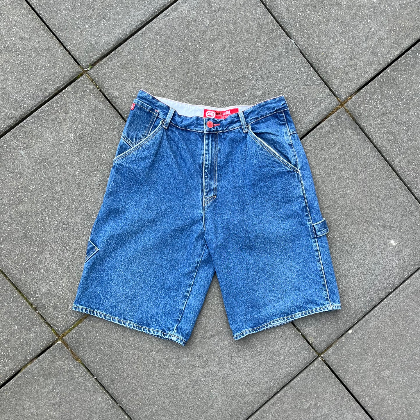 Vintage Y2K Blue Ecko Carpenter Jeans Shorts - 33