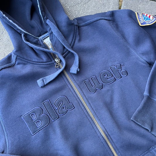 Blue Blauer Zip Hoodie - L