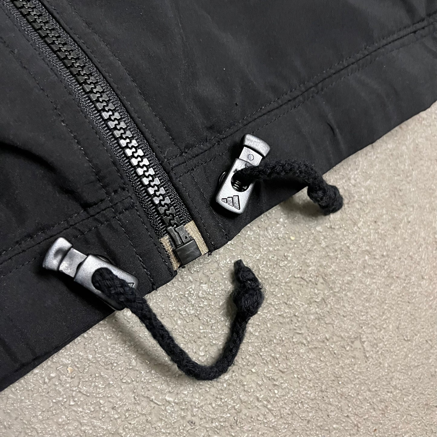 Vintage 90s Black Adidas Track Jacket - M