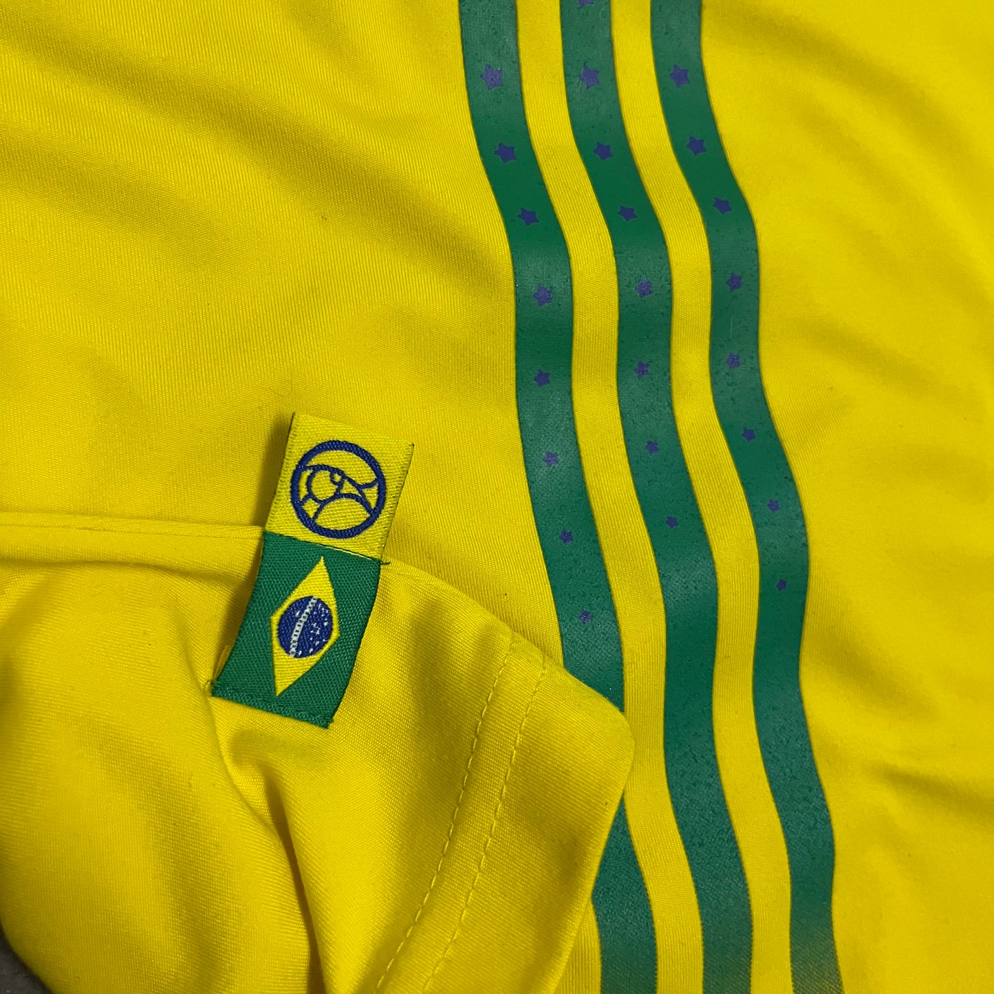 Vintage 2005 Yellow Green Adidas Brazil Top - M (W)
