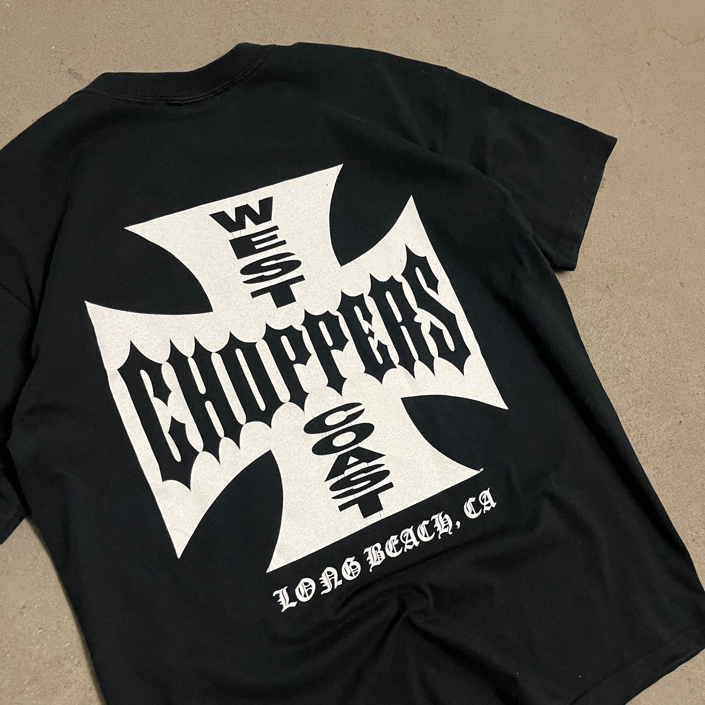 Vintage Black West Coast Choppers Tee - L