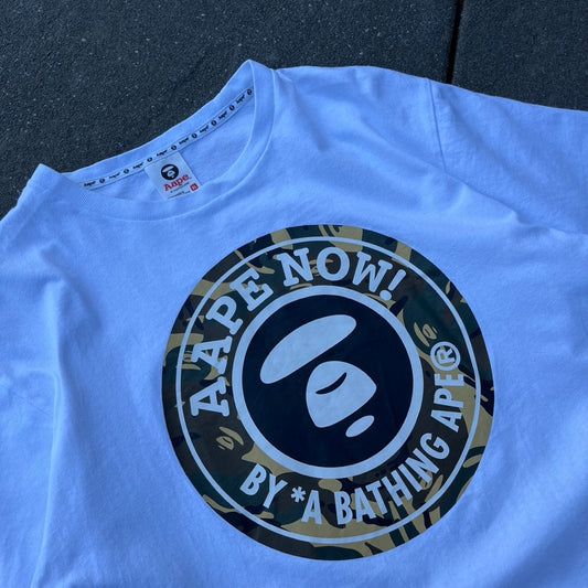 White Bape Tee - L