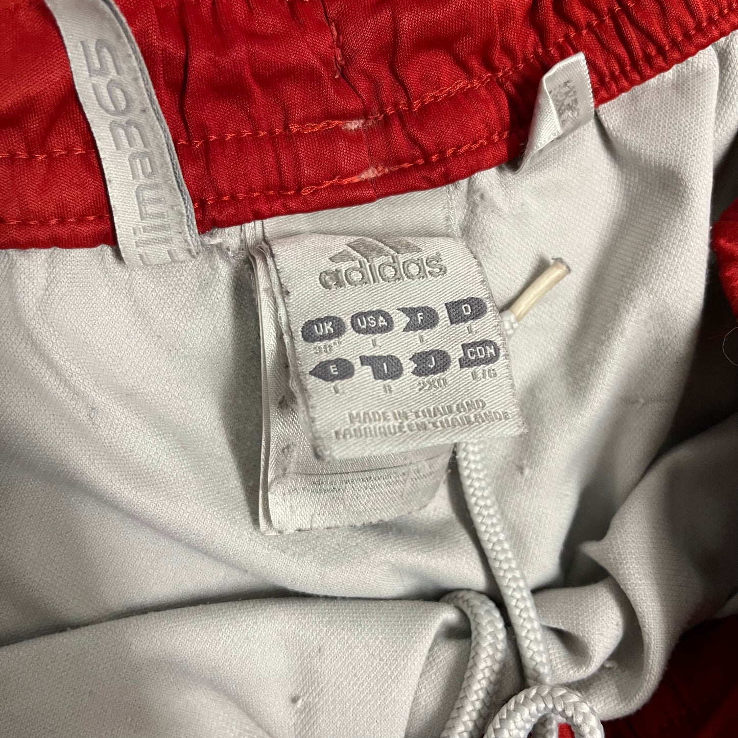 2007 Red Adidas Shorts - L