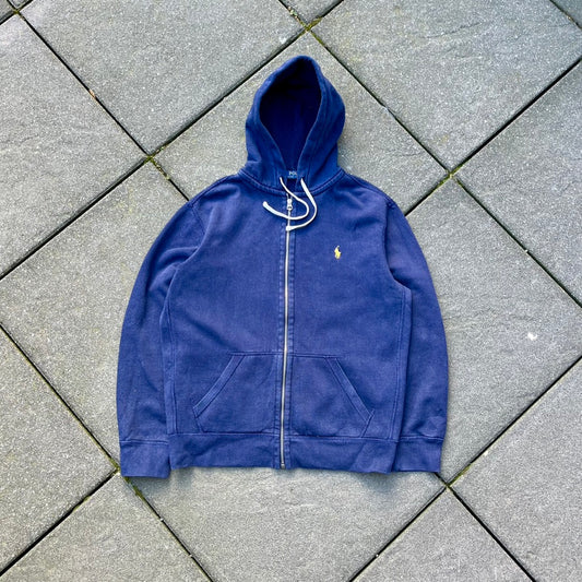 Blue Polo Ralph Lauren Zip Hoodie - L