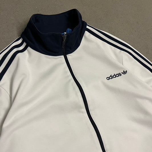 2017 White Blue Adidas Beckenbauer Track Jacket - XL
