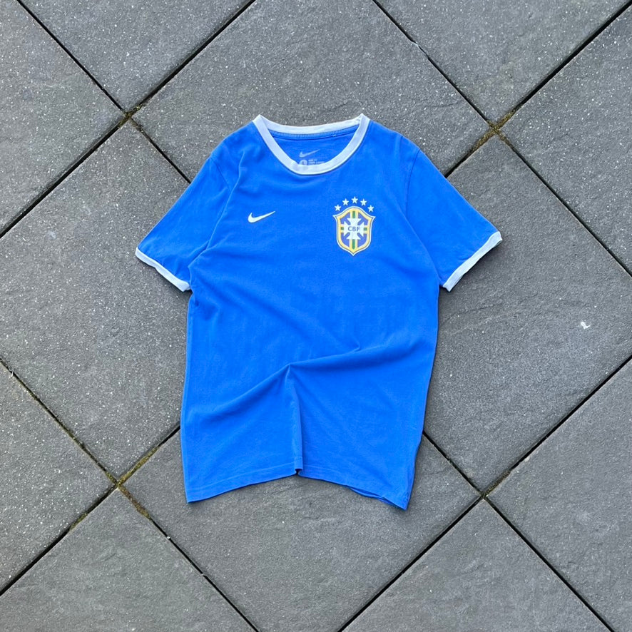 Vintage Blue Nike Brazil Tee - L