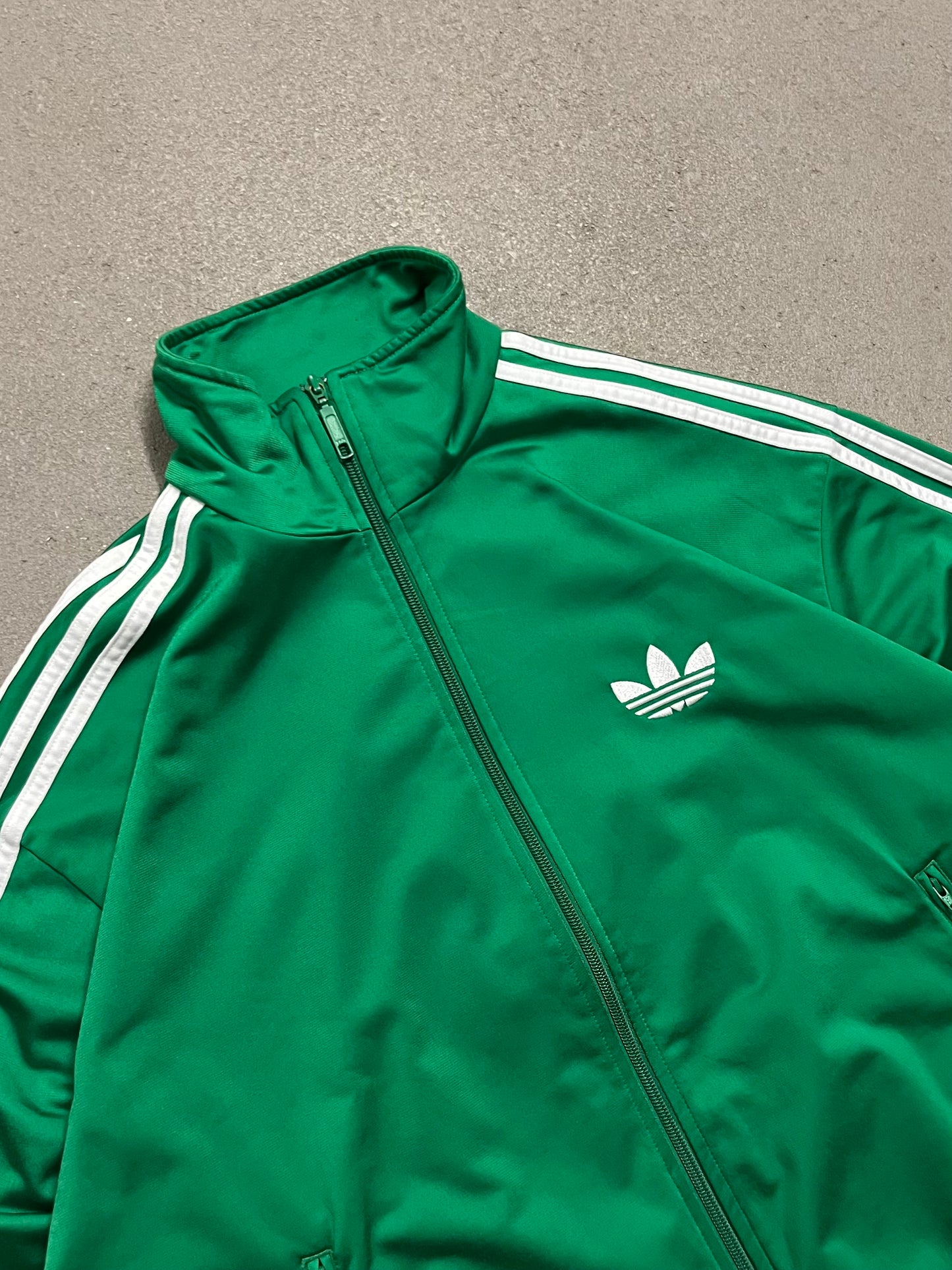 2010 Green Adidas Firebird Track Jacket - L