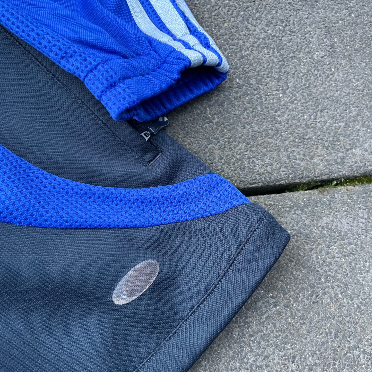 2007 Blue Adidas Track Jacket - M