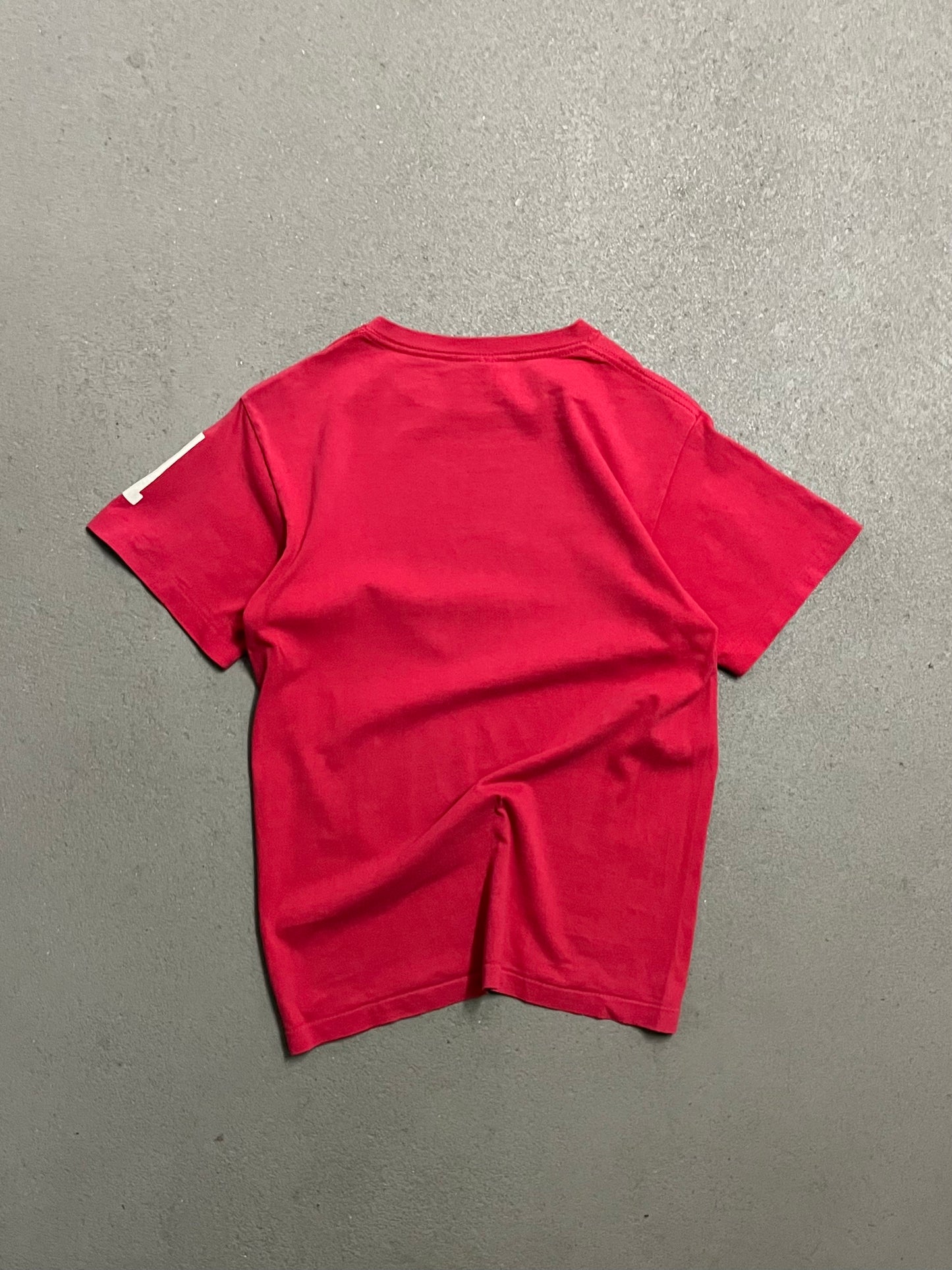 Vintage 90s Red Stüssy Tee Made in USA - S (W)