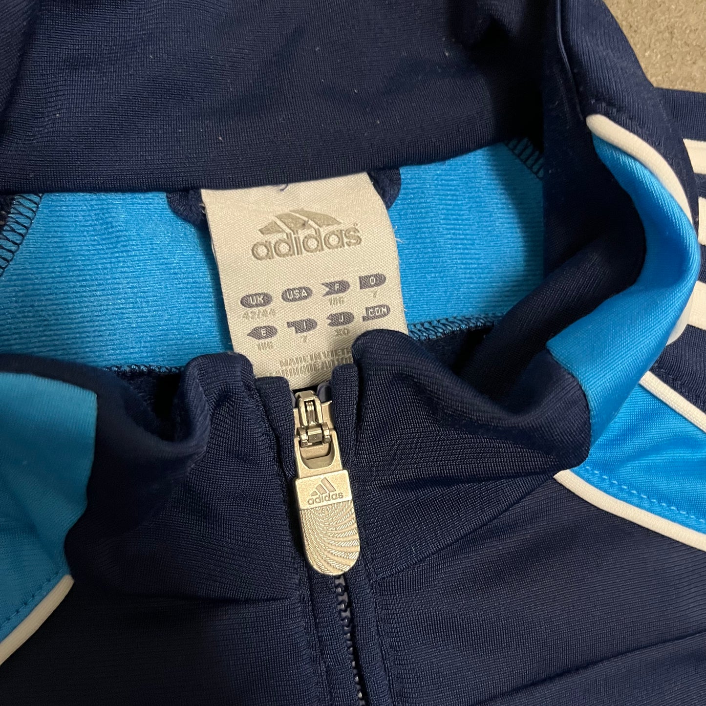 2012 Blue Adidas Track Jacket - L
