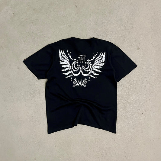 Vintage Black Diesel Tee - L