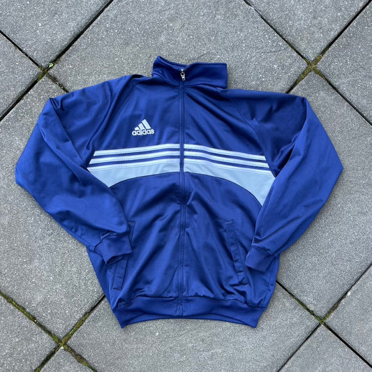 Vintage Y2K Blue Adidas Track Jacket - M