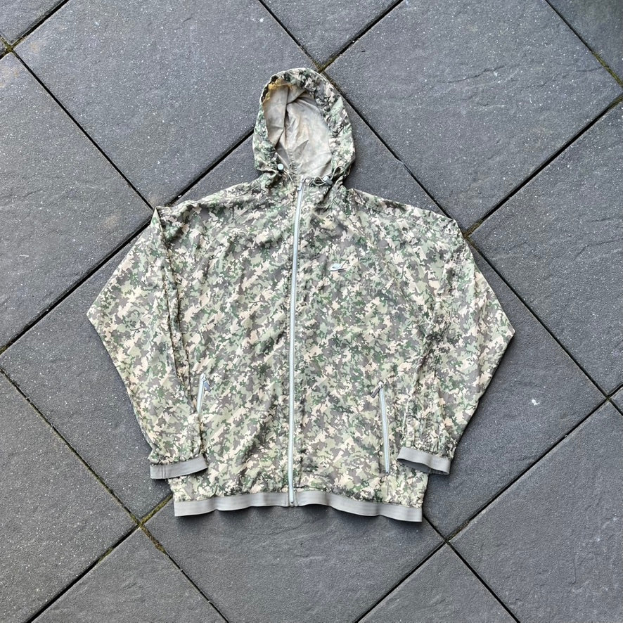 Vintage Green Camo Nike Jacket  - XL