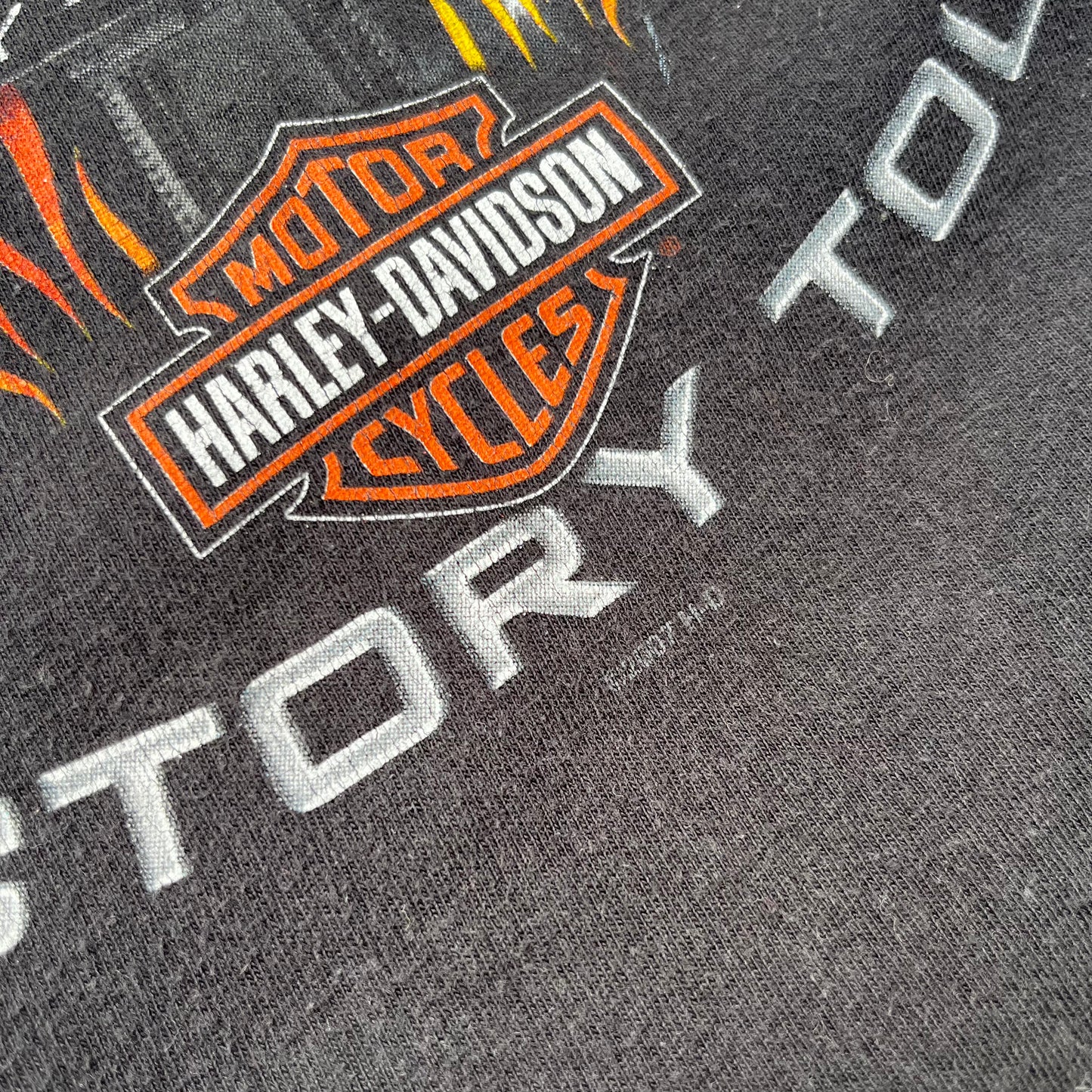 2007 Black Harley Davidson Tee - M