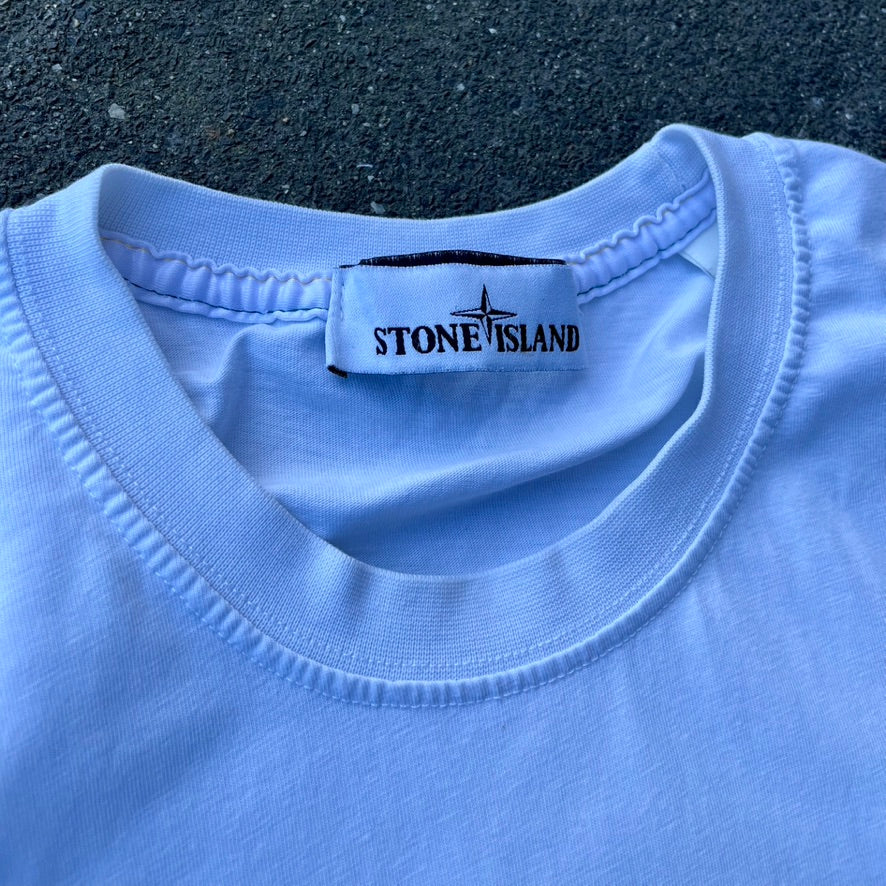 White Stone Island Tee - M