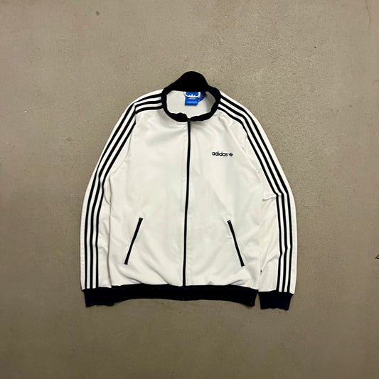 2017 White Blue Adidas Beckenbauer Track Jacket - M