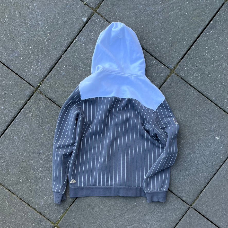 Vintage Grey Majestic Yankees Zip Hoodie - M
