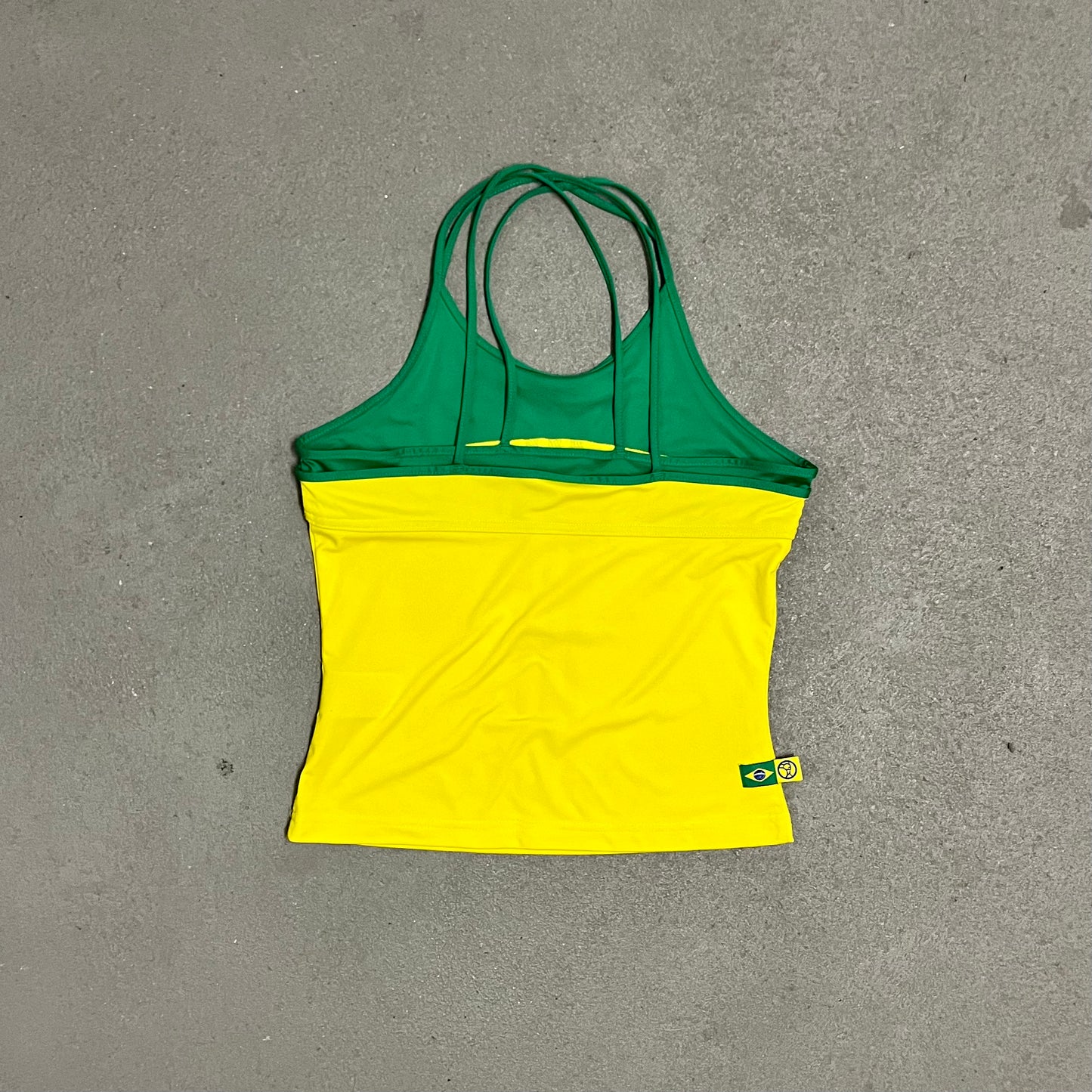 Vintage 2005 Yellow Green Adidas Brazil Top - M (W)